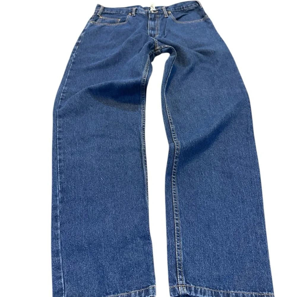 Original Real Work Wear Men’s 5-Pocket Jeans Size 36 x 32 Straight Classic Denim